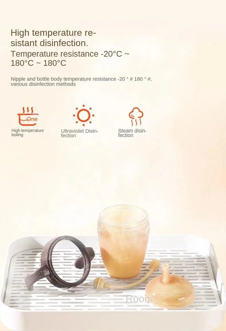 Baby Nipple-Shaped Silicone Bottle 250/150ml