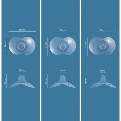 2Pcs Silicone Nipple Protectors Feeding