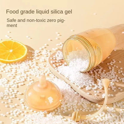 Baby Nipple-Shaped Silicone Bottle 250/150ml