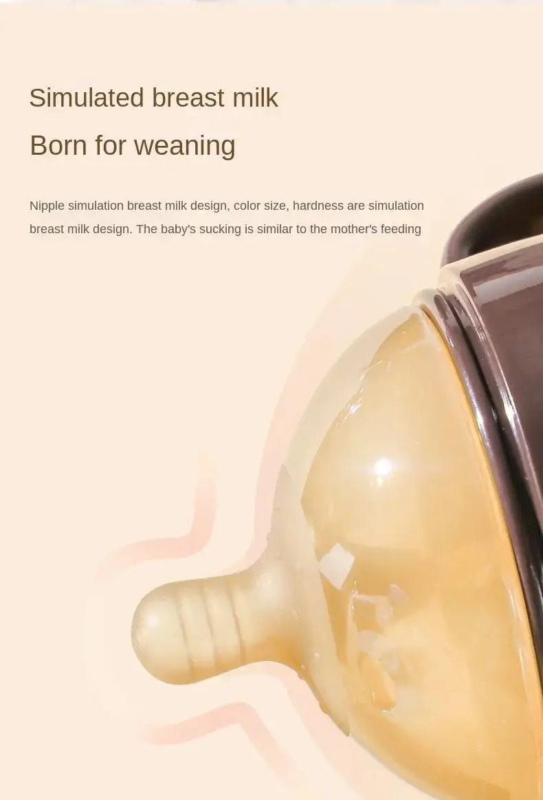 Baby Nipple-Shaped Silicone Bottle 250/150ml