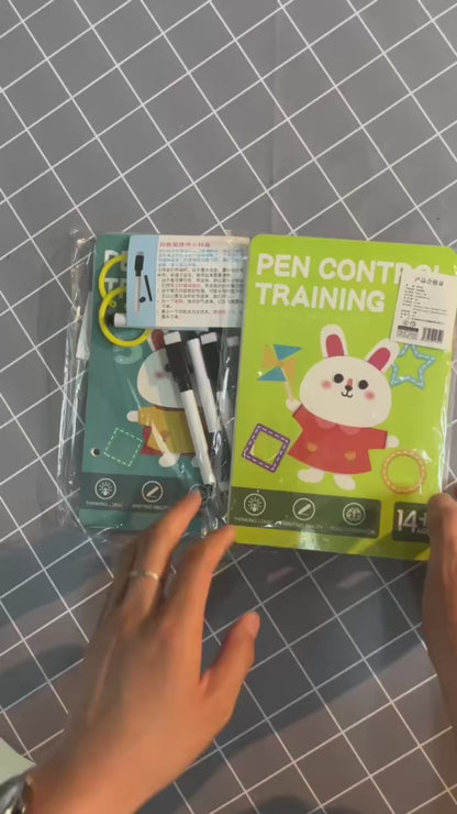Magical Tracing Workbook Reusable Control Training Book - Children's Education